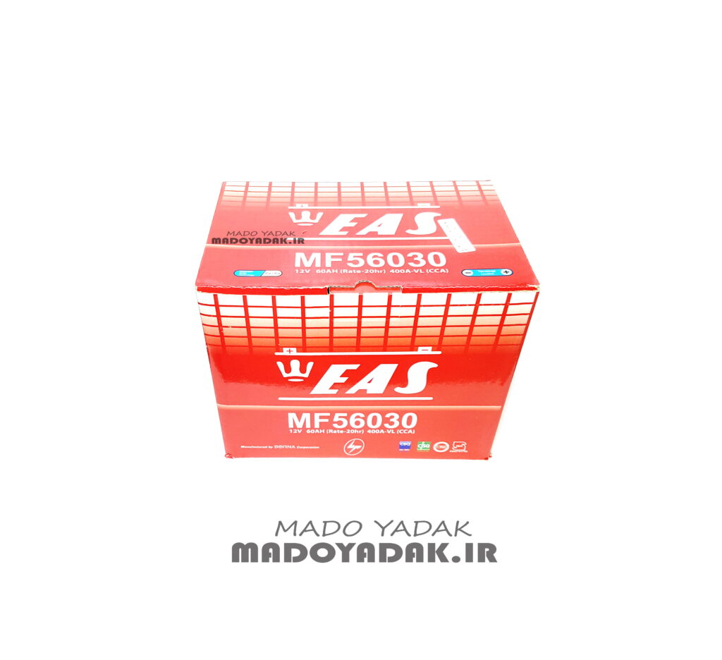 باطری 60 آمپر ایاس 6030 کوتاه (EAS)