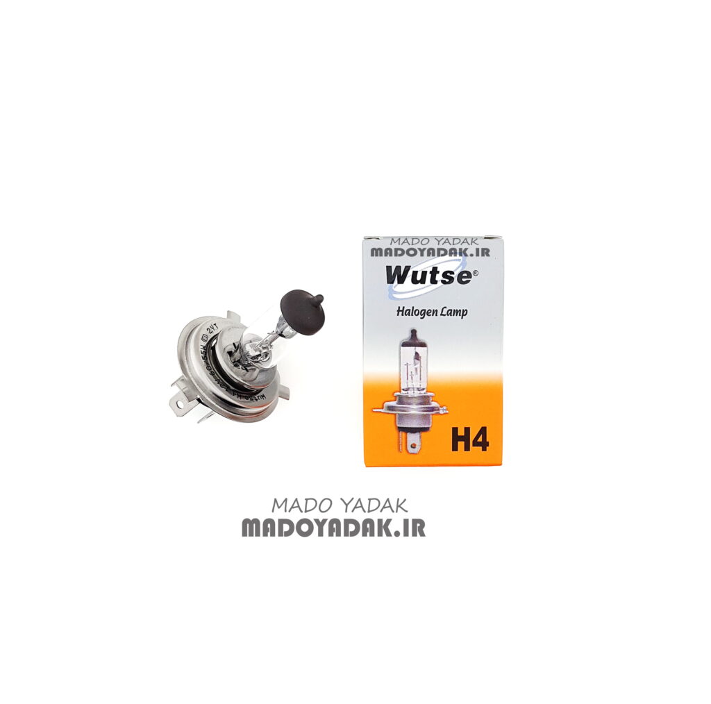 لامپ هالوژن H4 12v سه فيش ( wutse )
